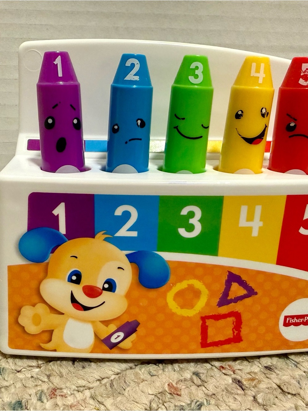 Fisher Price Laugh & Learn Colorful Mood Crayons Set - tested